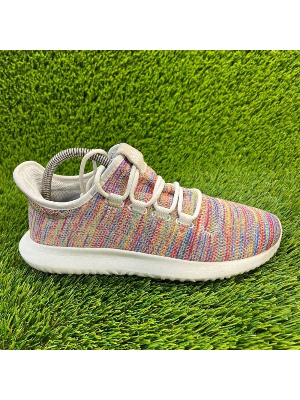Adidas Tubular Shadow Mens Size 7 Purple Pink White Athletic Shoes Sneakers